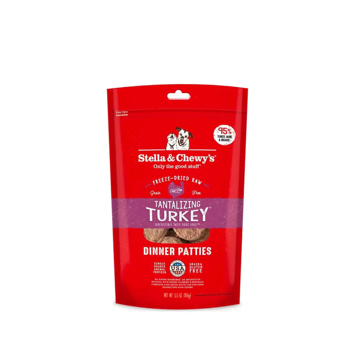 Stella & Chewy’s Turkey(火雞配方)凍乾生肉餅