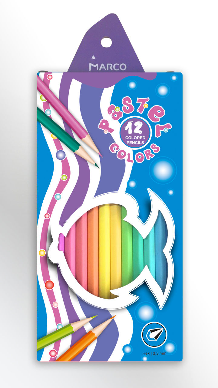 Pastel colors pencils