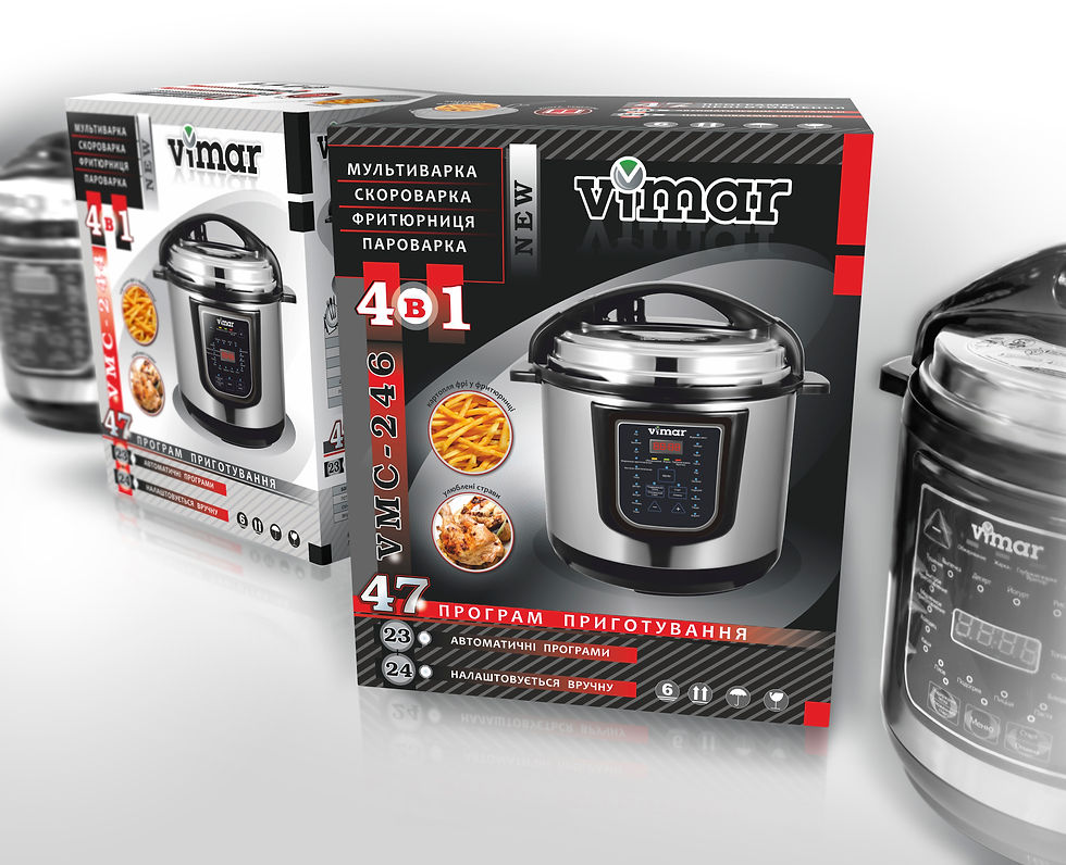 Packaging for Multi-functional Pressure Cookers