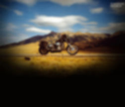 Shadowy Motorcycle Shot