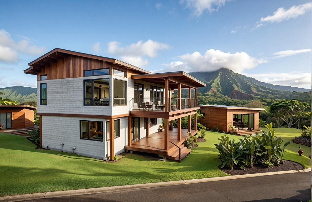Big Island Hawaii custom remodel. Coastal modern contemporary
