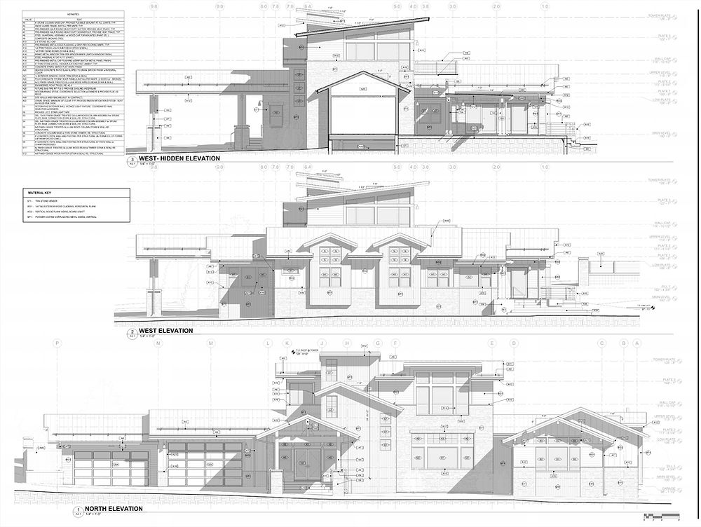 Custom residential luxury new build home project mountain modern contemporary Ouray Colorado