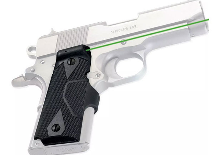 LG404 GREEN Laser Sight for Compact 1911 Colt, Kimber, Springfield