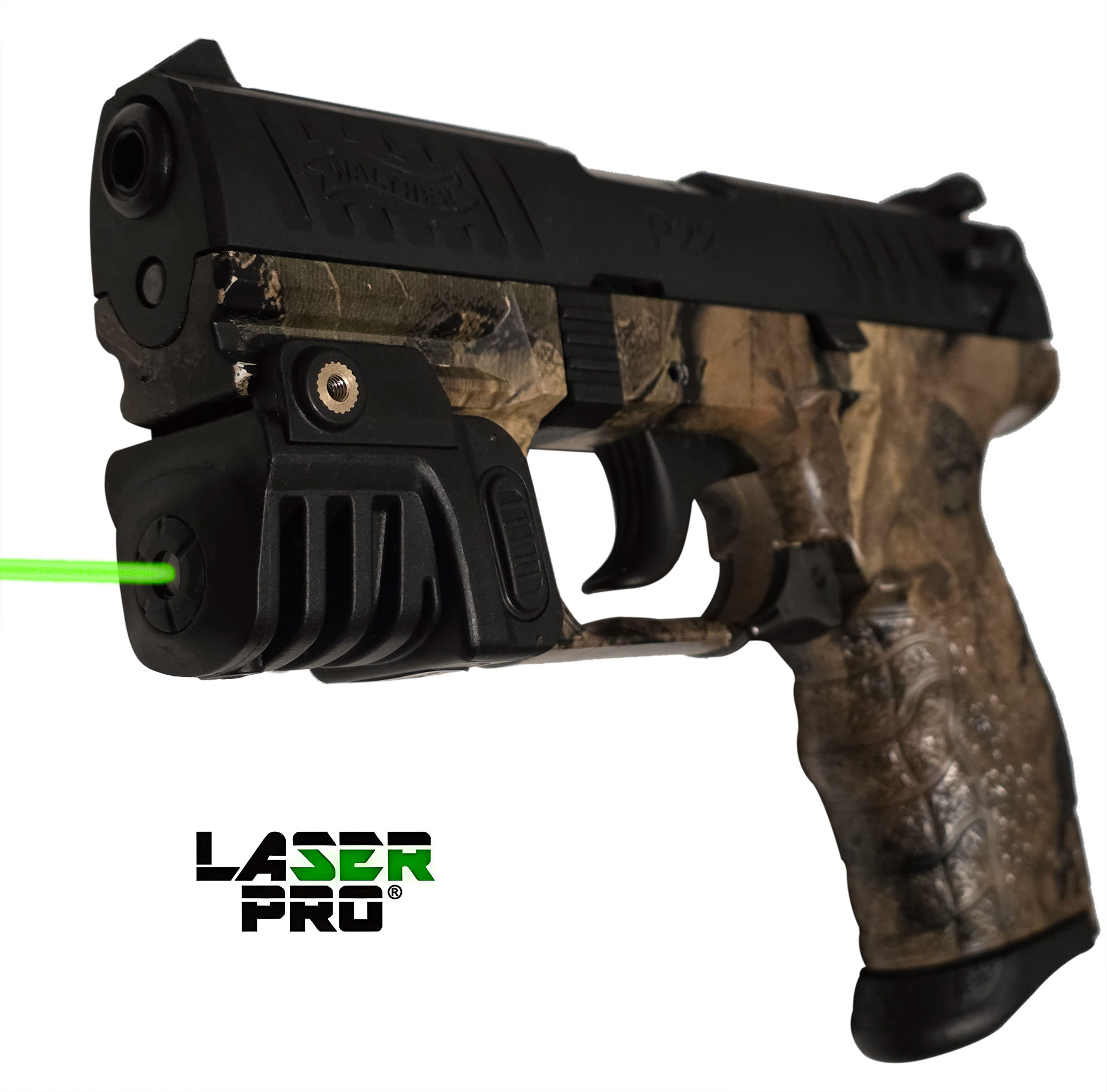 Green Laser Sight for Walther w/rail: CCP PPQ M2 PPX P99 AS P99c PK380 *P22