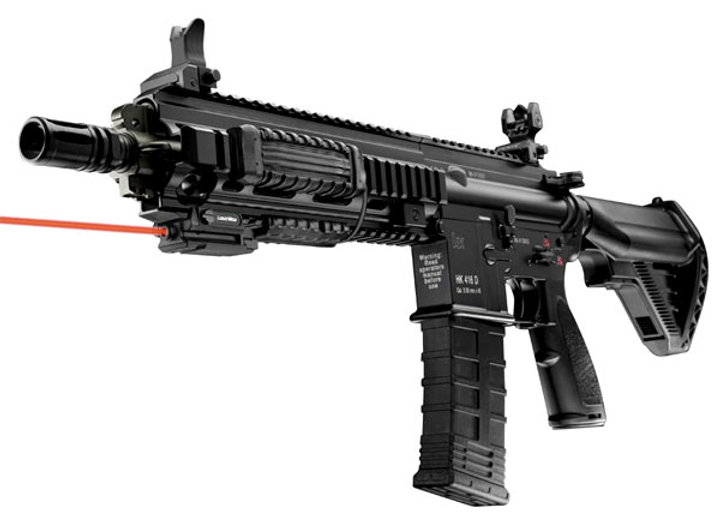 Lasermax Universal RED LASER Sight w/ Switch & Clips for AR Rifles with ...