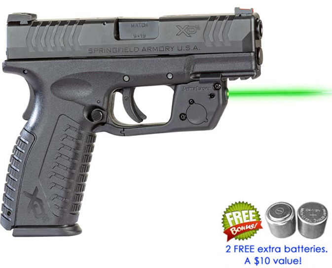 TR35G ArmaLaser Green Laser Springfield XDM XDM Elite XD Mod 2 XD9