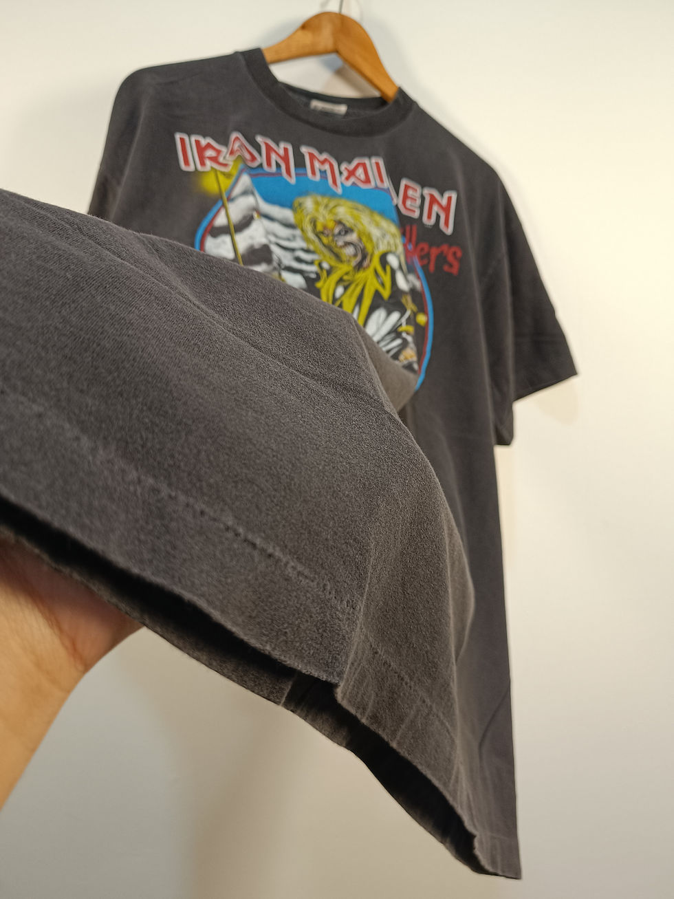 Thumbnail: Iron Maiden "Killers" Album  Vintage Style Sun Faded Single Stitch XL