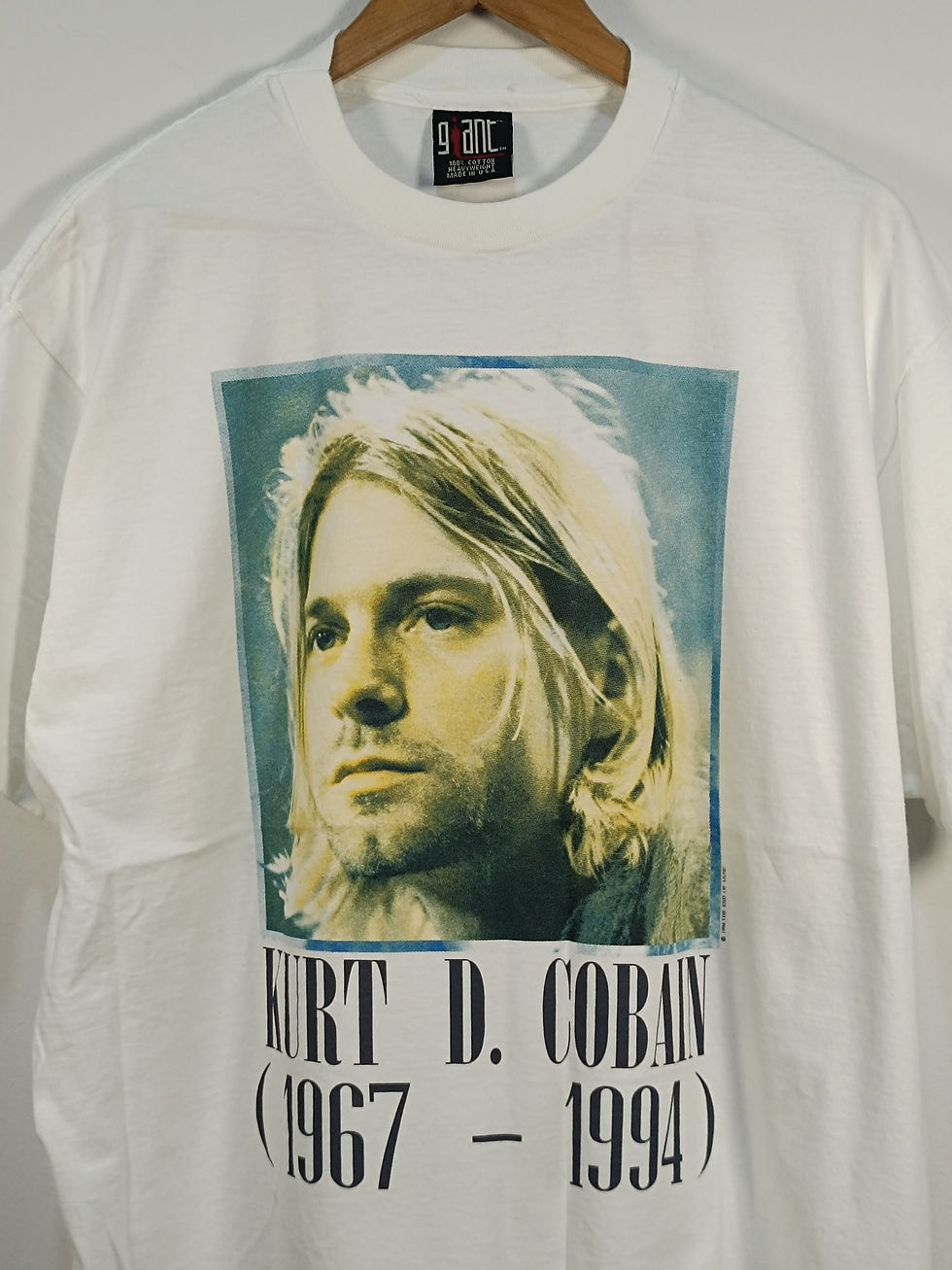 Thumbnail: Kurt Cobain Memorial Vintage Style Band T-Shirt Kurt Cobain Tee XL