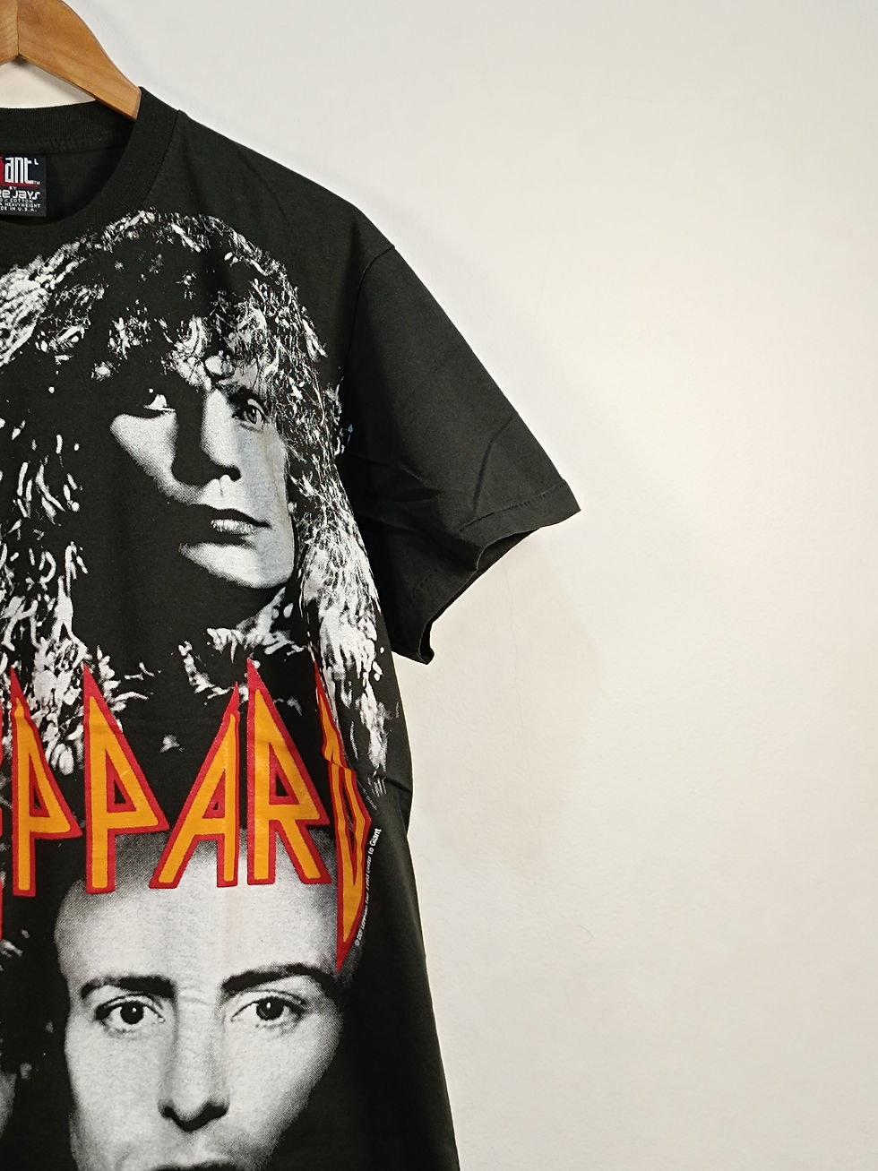 Thumbnail: Def Leppard band T-Shirt | All Over Print | Faded Tee | Single Stitch | L