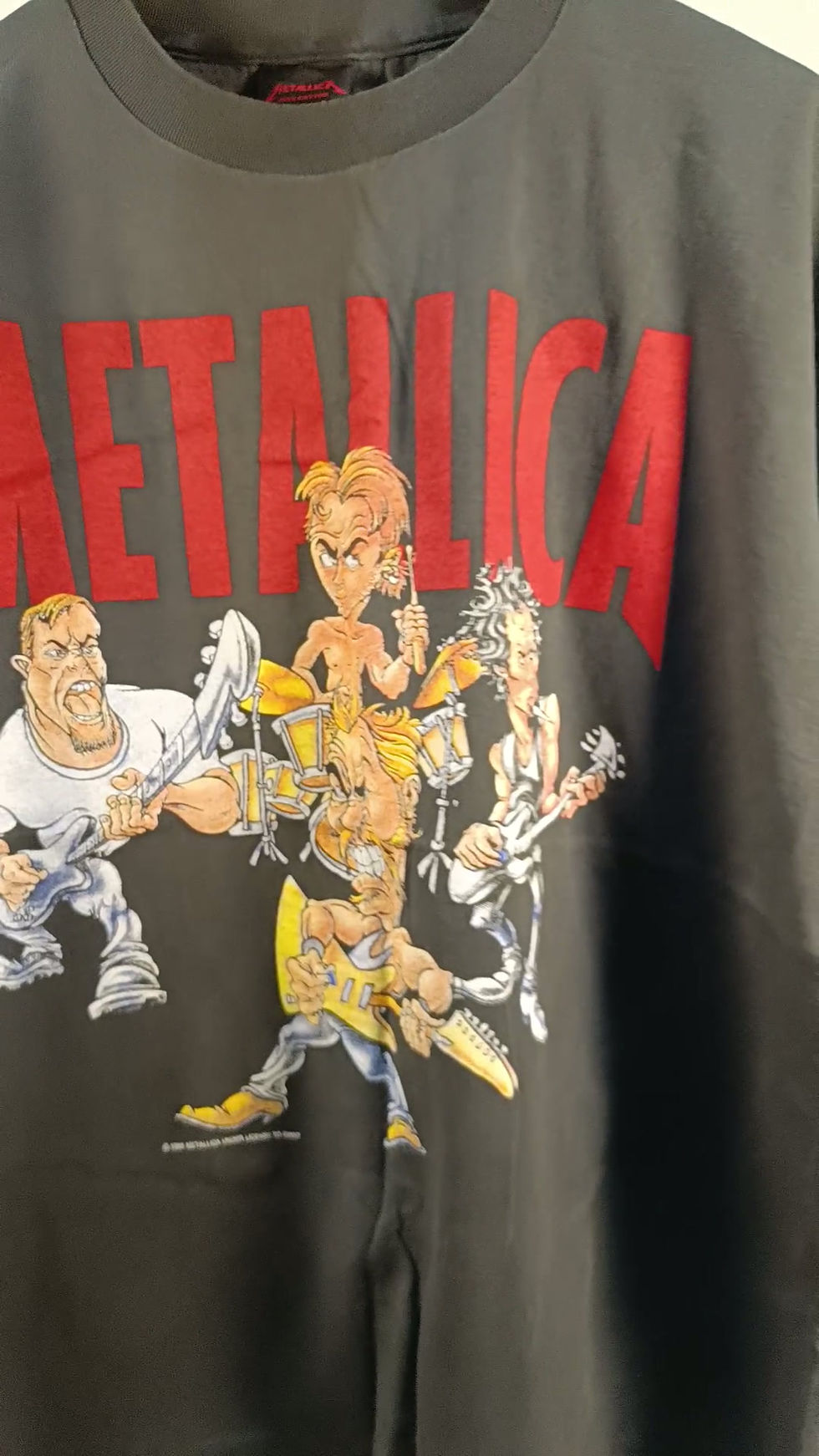 Thumbnail: Metallica "Garage Inc. Cartoon" Vintage Style - Sun Faded Single Stitch XL