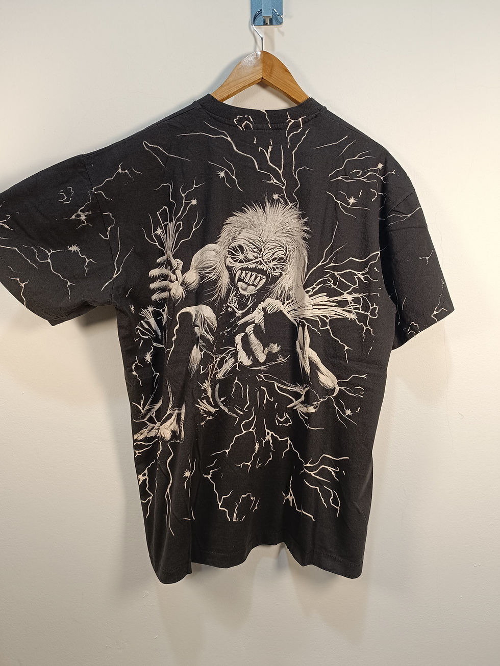 Thumbnail: Iron Maiden "A Real Live One" All Over Print Sun Faded Single Stitch
