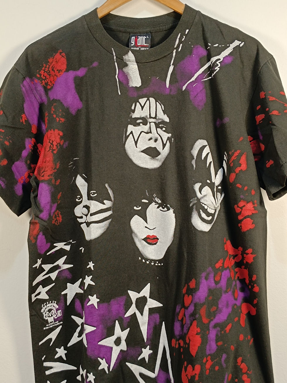Thumbnail: KissT-Shirt | All Over Print | Faded Tee | Single Stitch | L