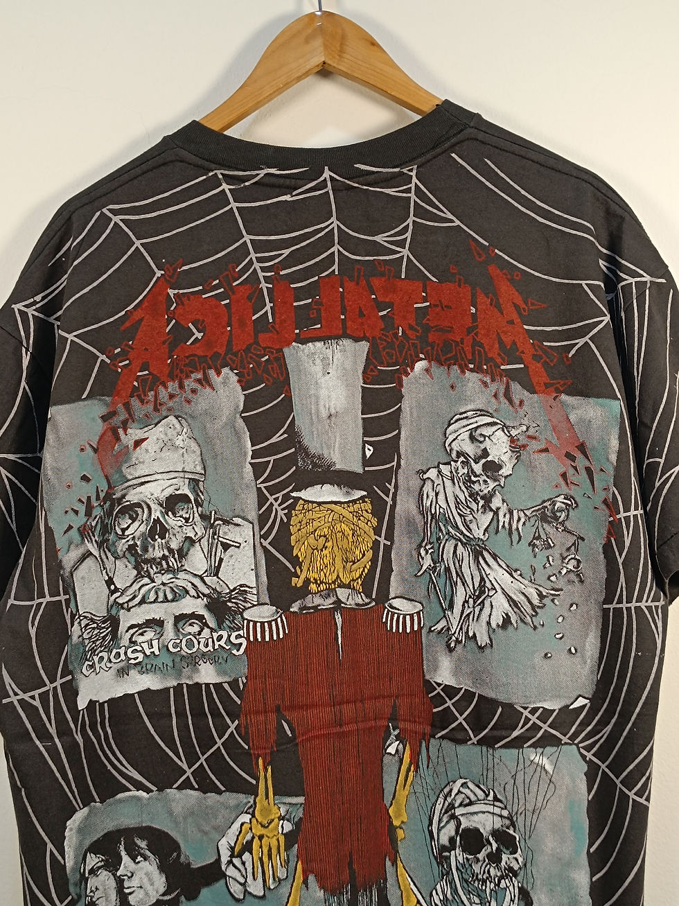 Thumbnail: Metallica vintage tee All over print • Single Stitch • Sun Faded • XL