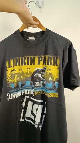 Vintage Linkin Park Meteora T-Shirt | Black Faded | Double Stitch