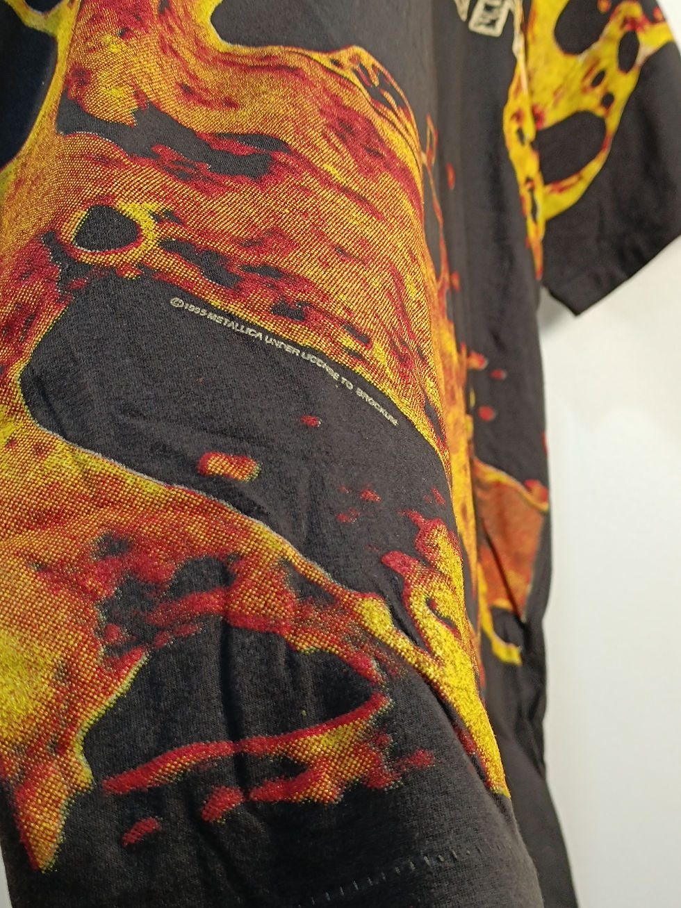 Thumbnail: Metallica vintage bandT-Shirt | All Over Print | Faded Tee | Single Stitch | L