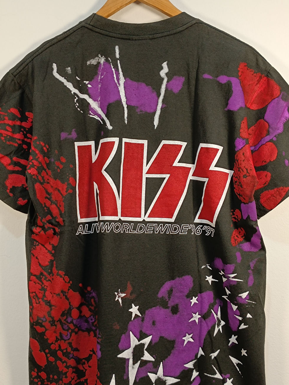 Thumbnail: KissT-Shirt | All Over Print | Faded Tee | Single Stitch | L