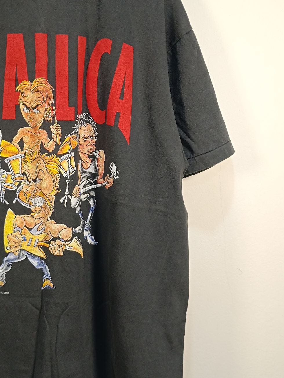 Thumbnail: Metallica "Garage Inc. Cartoon" Vintage Style - Sun Faded Single Stitch XL
