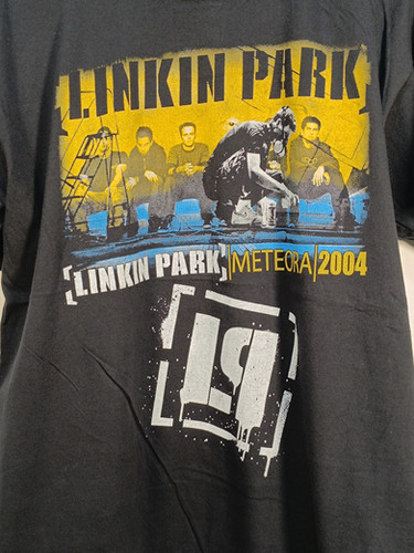 Vintage Linkin Park Meteora T-Shirt | Black Faded | Double Stitch