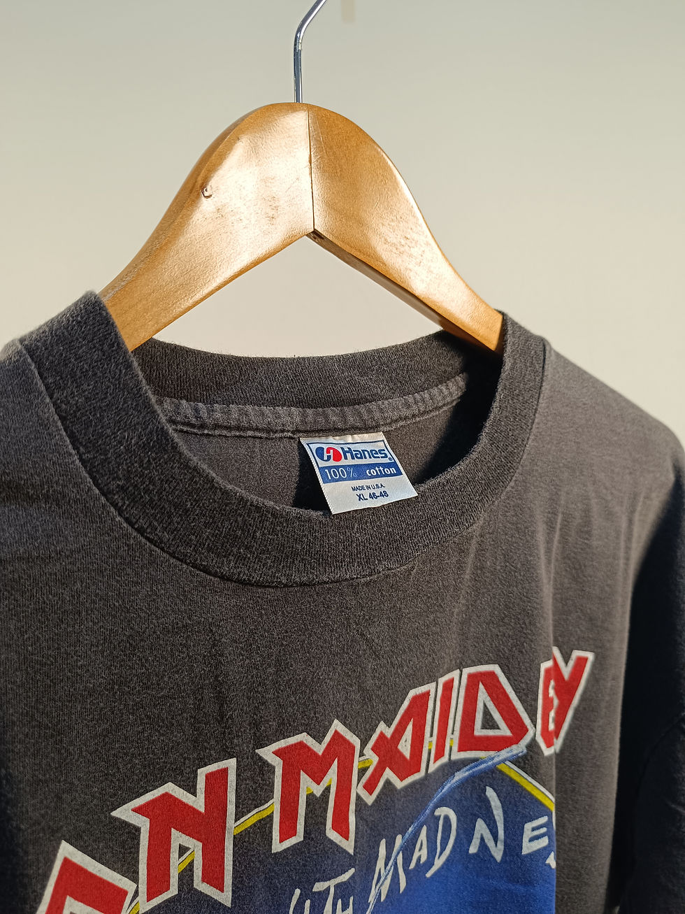 Thumbnail: Iron Maiden "Can I Play With Madness" Vintage Style Sun Faded Single Stitch XL