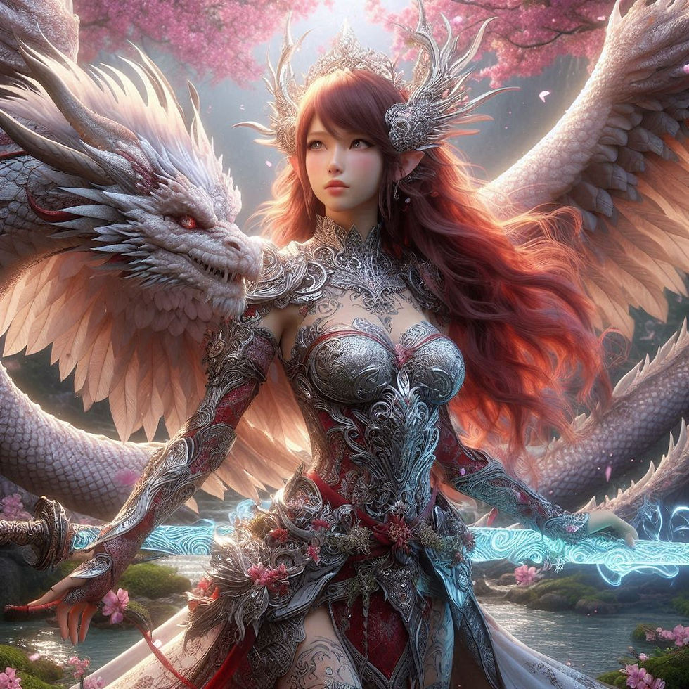 Thumbnail: 50x50cm Warrior Godess