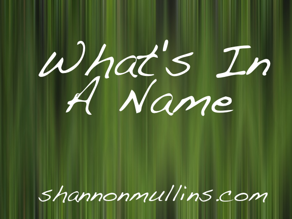 Whats In A Name
