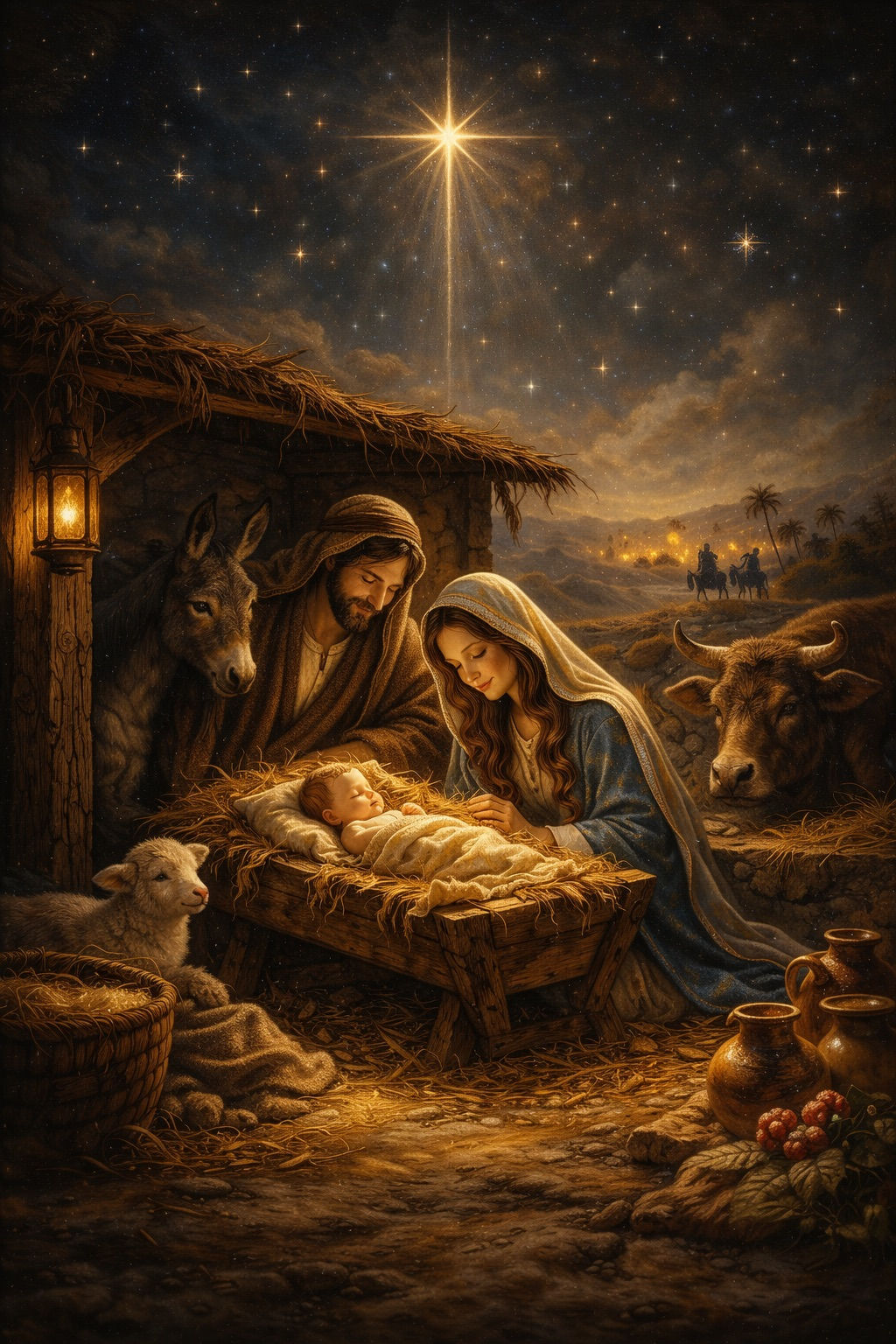 50x70cm Nativity