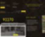 Website screenshot promoting Preservation Mirage with yellow accents on black background. Features a quote, membership info,
