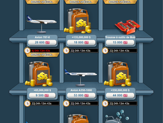 AM2 : Bonus spéciaux dans l'atelier