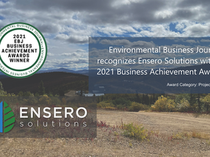 Ensero Solutions Inc. Receives 2021 EBJ Business Achievement Award