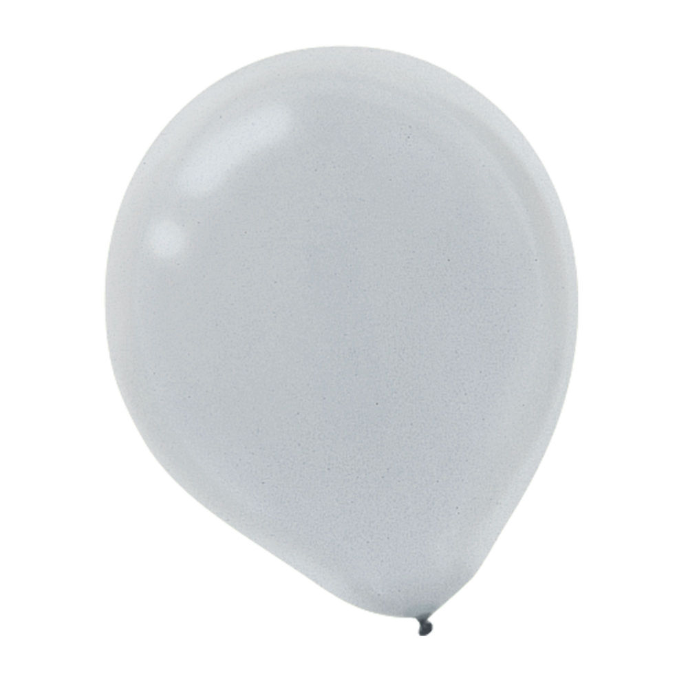 11 inch Silver Latex Balloon