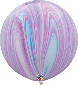 36 inch Fashion Agate Swirl Latex Balloon with Helium