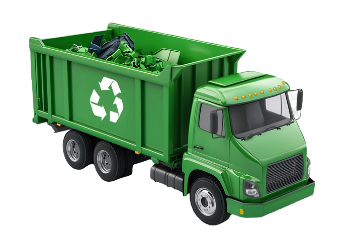 KC Family Haul junk removal truck – hauling recycling and debris in Kansas City