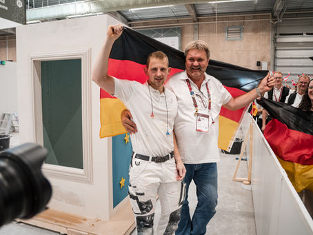 Bayerischer Stuckateur Franz Lehnert holt Gold