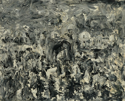 Monochromatic abstract paintings on paper and board by Juan Antonio Guirado. Available to buy direct from the Guirado Estate for transparency and provenance.