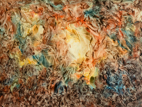 Underground Reincarnations 2004, Oil on paper. 50x65cm