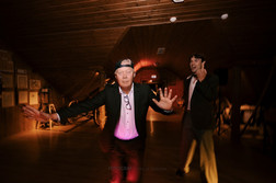 Bryllup på Hoel gård med fest og champagne tårn