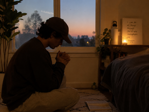 Guy praying