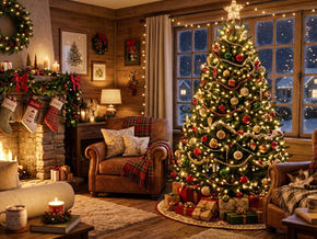 Cozy christmas decor