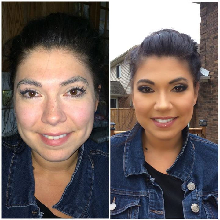 My before and after bride 👰🏼