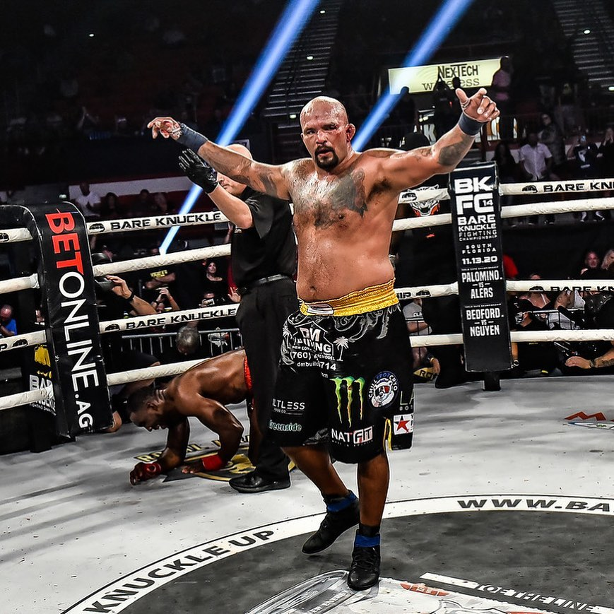 Joey Beltran victorious in BKFC 13 main event - Photo by Phil Lambert