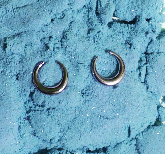 Thumbnail: Crescent Moon - Large Stud Earrings