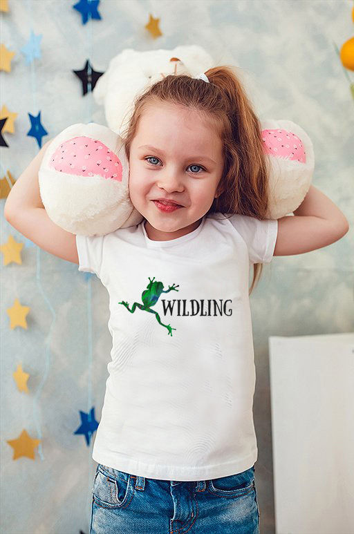 Thumbnail: Wildling - Unisex Frog design - Kids Sweatshirt Jumper - Gender Neutral