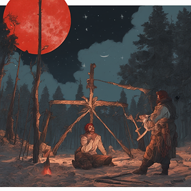 64k-resolution-concept-art-of-a-man-red-hair--tied-to-a-stretcher-made-from-wood-and-cloth