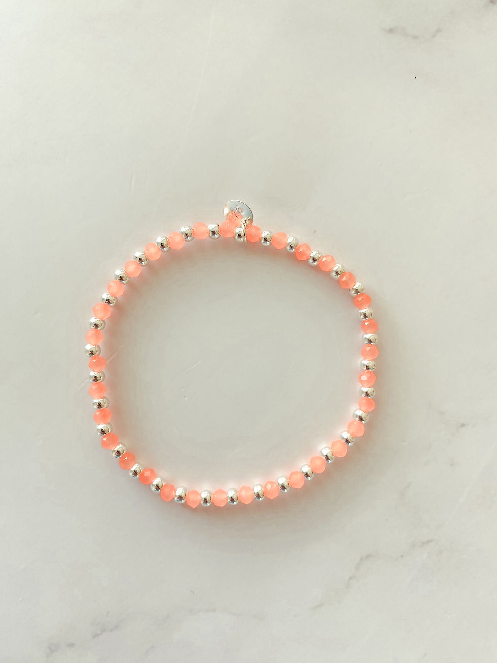 Miniaturbild: Cotton Candy Fusskettchen sterling Silber 925