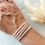 Miniaturbild: Cotton Candy Armband, sterling Silber 925