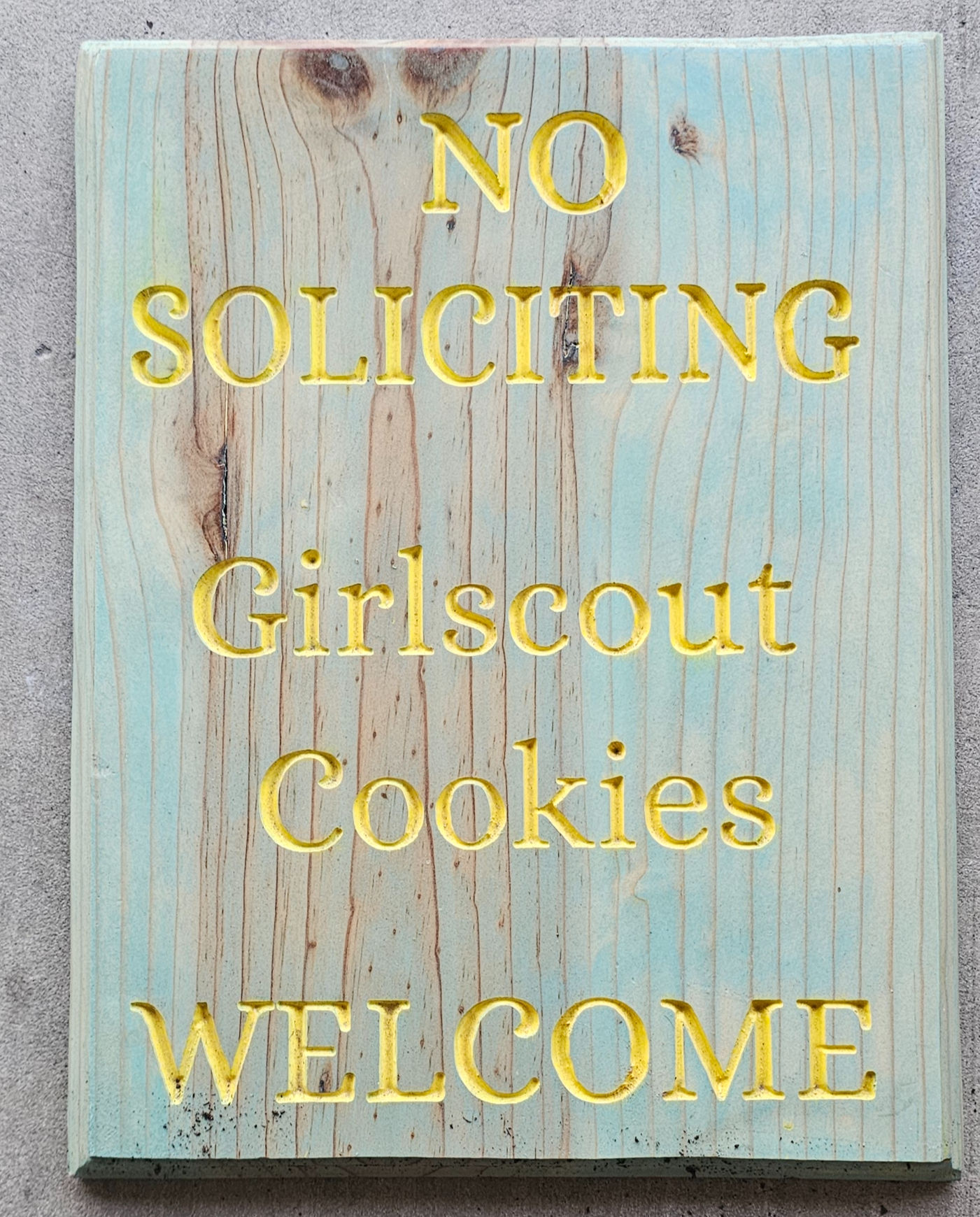 No Soliciting Sign