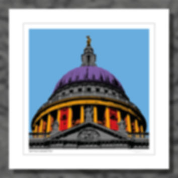 Giclée print. Saint Paul’s Cathedral, front.
