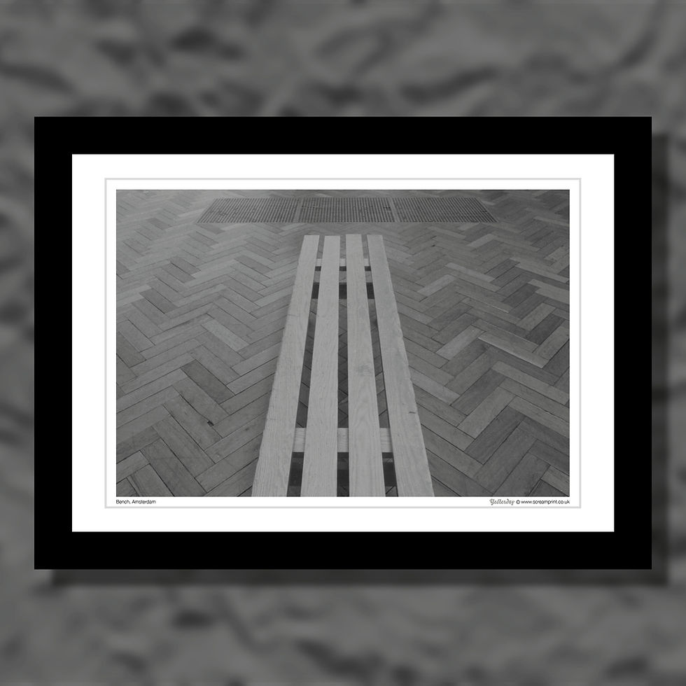 Thumbnail: A study trip to Amsterdam. Black and white photograph.