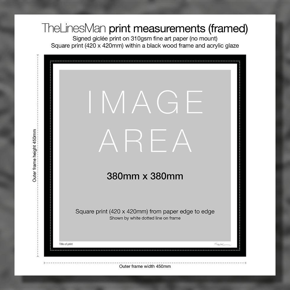 Thumbnail: Square print - Converging squares