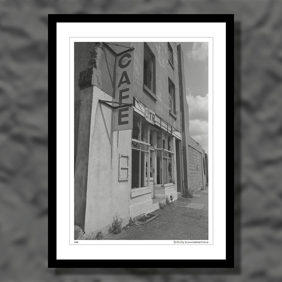 Thumbnail: Cardiff Docks in the mid 1970s. Black and white photograph.